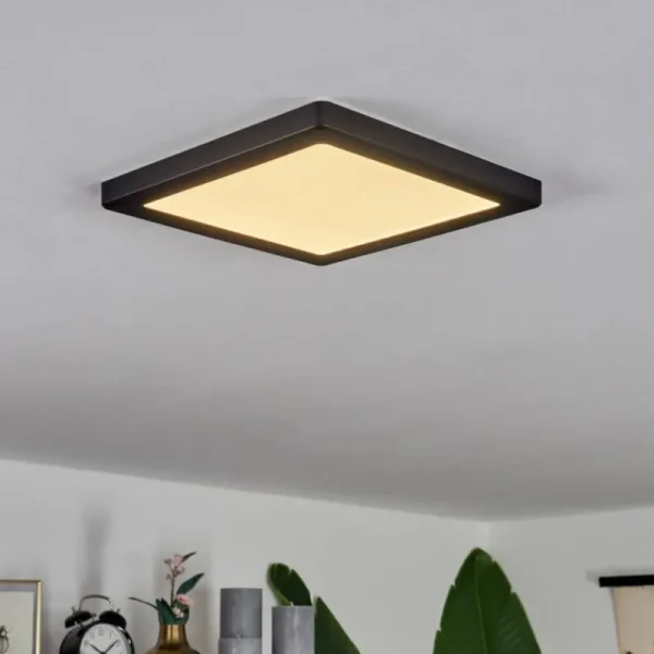 hofstein Plafonnier Canditas LED Noir, 1 lumière* Lampes Modernes