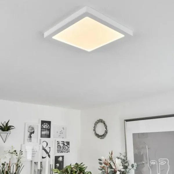 hofstein Plafonnier Canditas LED Blanc, 1 lumière* Lampes Modernes