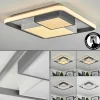 hofstein Plafonnier Casqueira LED Gris, Blanc, 1 lumière* Lampes Modernes