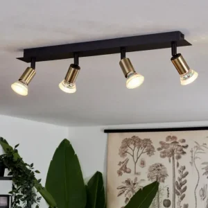 hofstein Plafonnier Castillo Noir, 4 lumières* Lampes Modernes