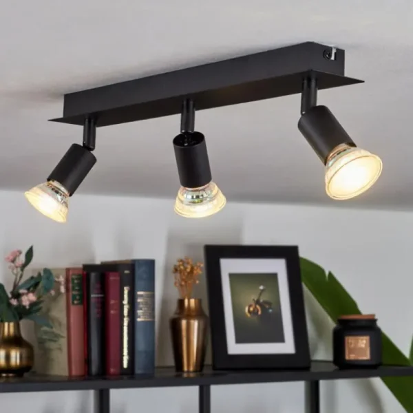 hofstein Plafonnier Castillo Noir, 3 lumières* Lampes Modernes