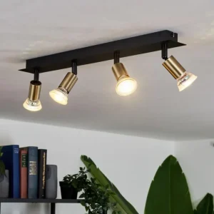 hofstein Plafonnier Castillo Noir, 4 lumières* Lampes Modernes