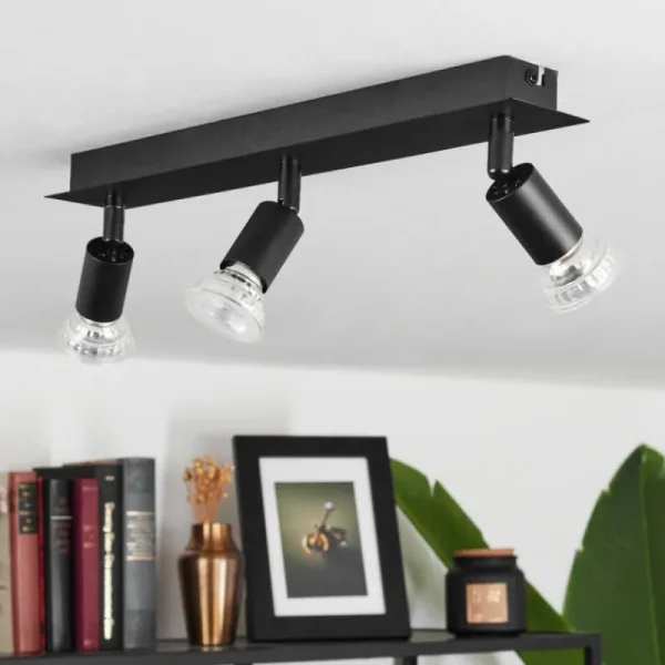 hofstein Plafonnier Castillo Noir, 3 lumières* Lampes Modernes
