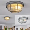 hofstein Plafonnier Chaquire Gris, 1 lumière* Lampes En Verre