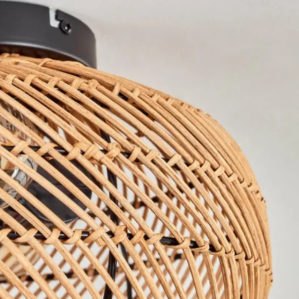 hofstein Plafonnier 30 cm Brandala Noir, 2 lumières* Lampes Modernes
