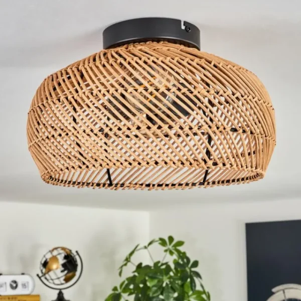 hofstein Plafonnier 30 cm Brandala Noir, 2 lumières* Lampes Modernes