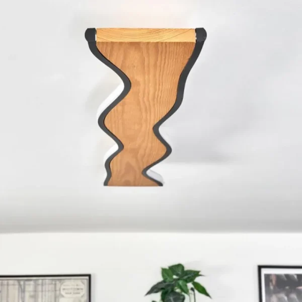 hofstein Plafonnier 98,5 cm Malling LED Écru, Noir, Blanc, 1 lumière* Lampes Modernes