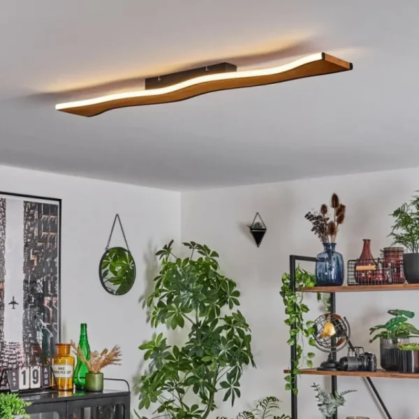 hofstein Plafonnier 98,5 cm Malling LED Écru, Noir, Blanc, 1 lumière* Lampes Modernes