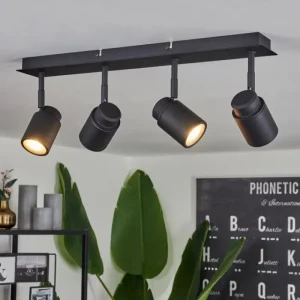 hofstein Plafonnier Douarnenez Noir, 4 lumières* Lampes Modernes