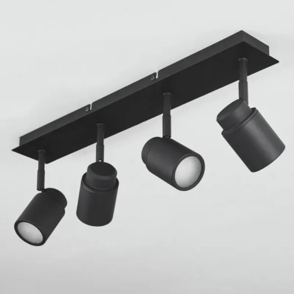 hofstein Plafonnier Douarnenez Noir, 4 lumières* Lampes Modernes