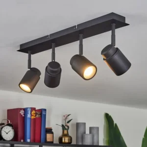 hofstein Plafonnier Douarnenez Noir, 4 lumières* Lampes Modernes
