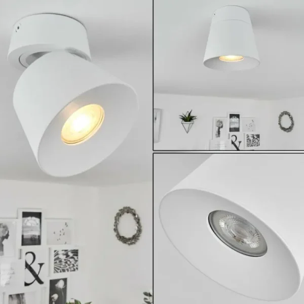 hofstein Plafonnier Especiosa Blanc, 1 lumière* Lampes Modernes