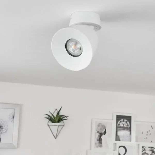 hofstein Plafonnier Especiosa Blanc, 1 lumière* Lampes Modernes