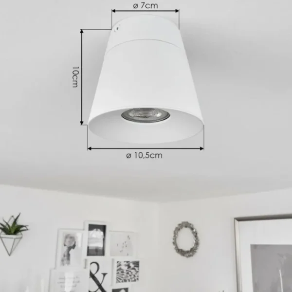hofstein Plafonnier Especiosa Blanc, 1 lumière* Lampes Modernes