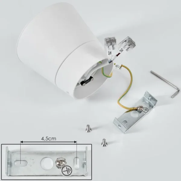 hofstein Plafonnier Especiosa Blanc, 1 lumière* Lampes Modernes