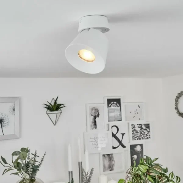 hofstein Plafonnier Especiosa Blanc, 1 lumière* Lampes Modernes