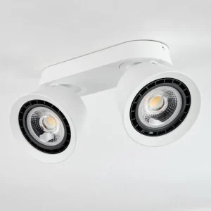 hofstein Plafonnier Especiosa Blanc, 2 lumières* Lampes Modernes