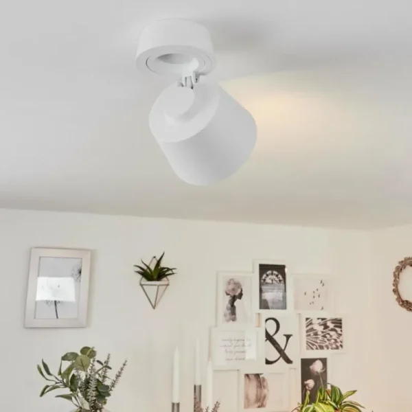 hofstein Plafonnier Especiosa Blanc, 1 lumière* Lampes Modernes
