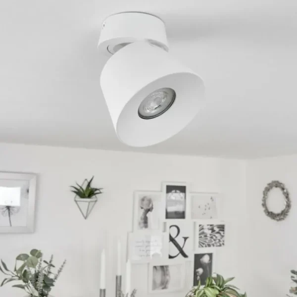 hofstein Plafonnier Especiosa Blanc, 1 lumière* Lampes Modernes