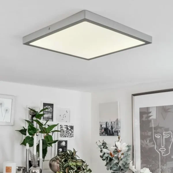 hofstein Plafonnier Finsrud LED Argenté, 1 lumière* Lampes Modernes