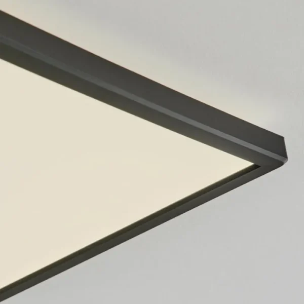 hofstein Plafonnier Folgares LED Noir, 1 lumière* Lampes Modernes
