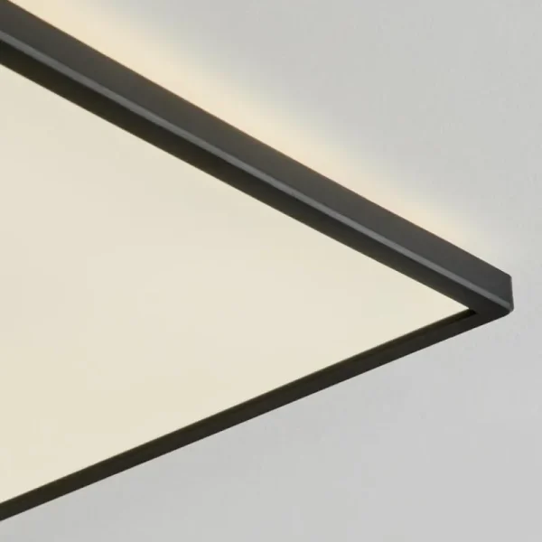 hofstein Plafonnier Folgares LED Noir, 1 lumière* Lampes Modernes