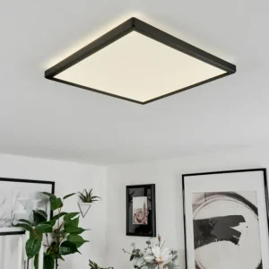 hofstein Plafonnier Folgares LED Noir, 1 lumière* Lampes Modernes