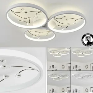 hofstein Plafonnier Fombillou LED Blanc, 1 lumière* Lampes Modernes