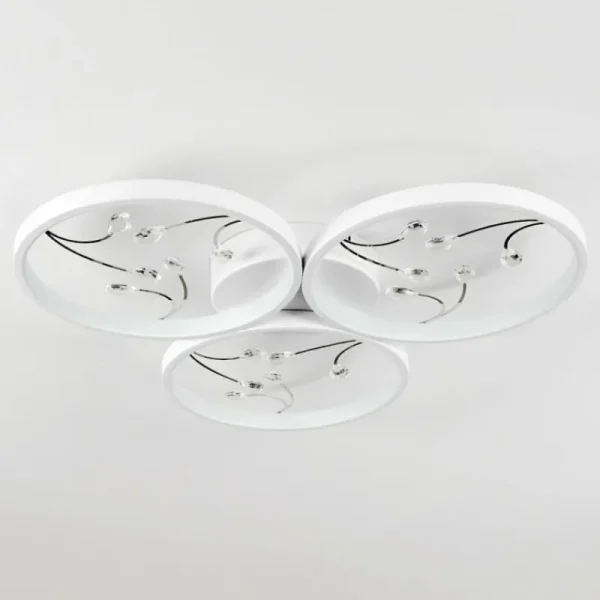 hofstein Plafonnier Fombillou LED Blanc, 1 lumière* Lampes Modernes