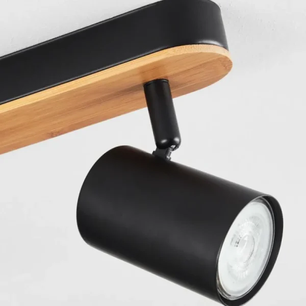 hofstein Plafonnier Gandufe Écru, Noir, 3 lumières* Lampes Modernes