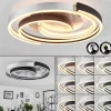 hofstein Plafonnier Golega LED Aluminium, Noir, 1 lumière* Lampes Modernes