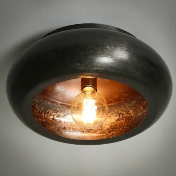 hofstein Plafonnier Gralhos Noir, 1 lumière* Lampes Modernes