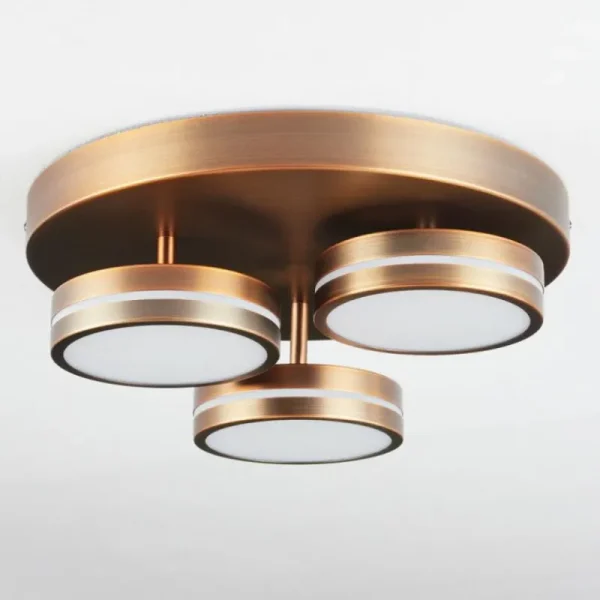 hofstein Plafonnier Huallilemu LED Vieux laiton, 3 lumières* Lampes Modernes