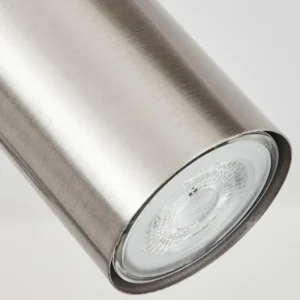 hofstein Plafonnier Javel Chrome, Nickel mat, 5 lumières* Lampes Modernes