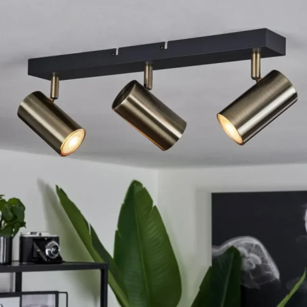 hofstein Plafonnier Javel Noir, 3 lumières* Lampes Modernes