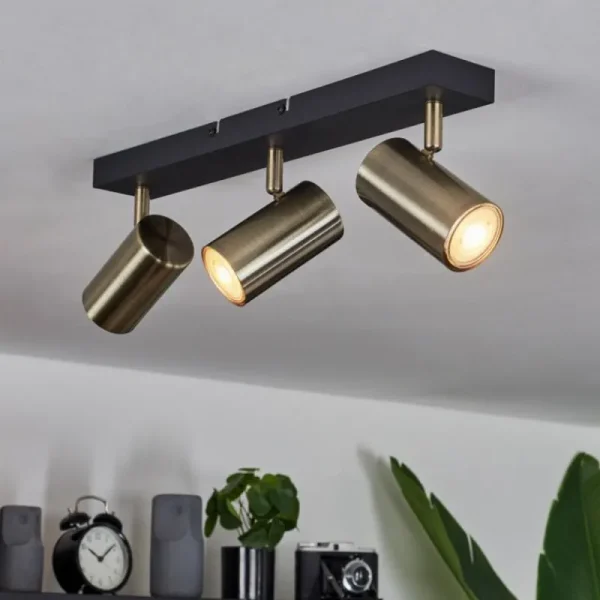 hofstein Plafonnier Javel Noir, 3 lumières* Lampes Modernes