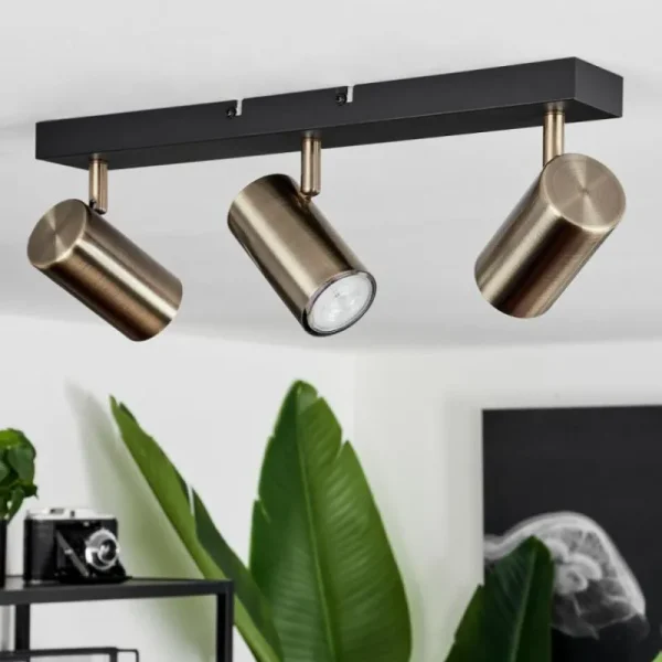 hofstein Plafonnier Javel Noir, 3 lumières* Lampes Modernes