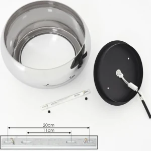 hofstein Plafonnier Lissy Noir, 3 lumières* Lampes Modernes