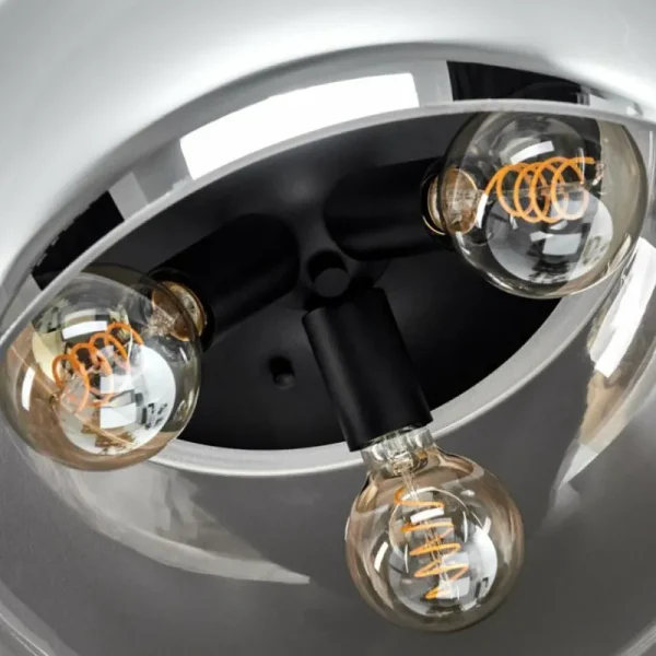 hofstein Plafonnier Lissy Noir, 3 lumières* Lampes Modernes