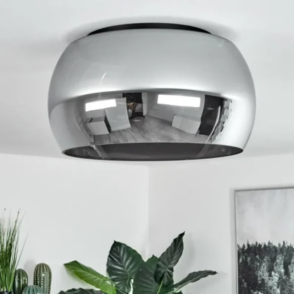 hofstein Plafonnier Lissy Noir, 3 lumières* Lampes Modernes