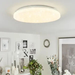 hofstein Plafonnier Melres LED Blanc, 1 lumière* Lampes Modernes