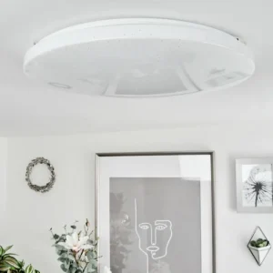 hofstein Plafonnier Melres LED Blanc, 1 lumière* Lampes Modernes