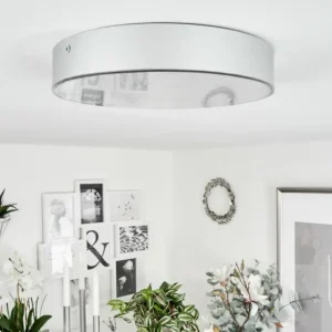 hofstein Plafonnier Mentque LED Argenté, 1 lumière* Lampes Modernes