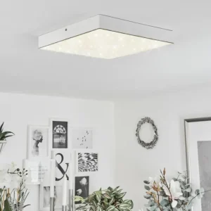 hofstein Plafonnier Mentque LED Blanc, 1 lumière* Lampes Modernes