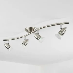 hofstein Plafonnier Mirandol Nickel mat, 4 lumières* Lampes Modernes
