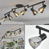 hofstein Plafonnier Murianette Noir, 6 lumières* Lampes Modernes