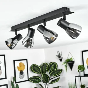 hofstein Plafonnier Murianette Noir, 4 lumières* Lampes Modernes