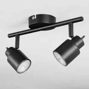 hofstein Plafonnier Nestavel LED Noir, 2 lumières* Lampes Modernes