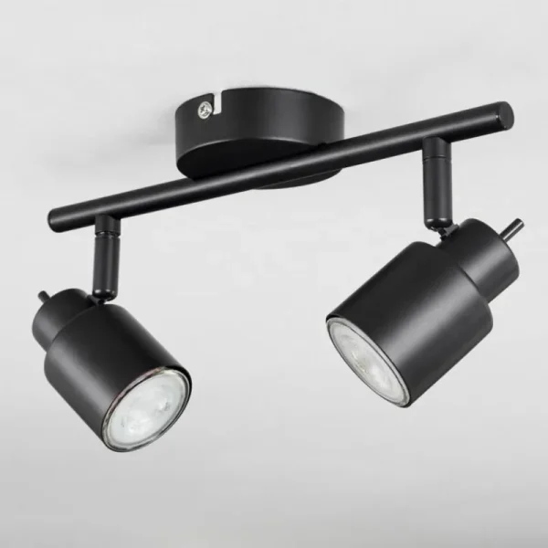 hofstein Plafonnier Nestavel LED Noir, 2 lumières* Lampes Modernes