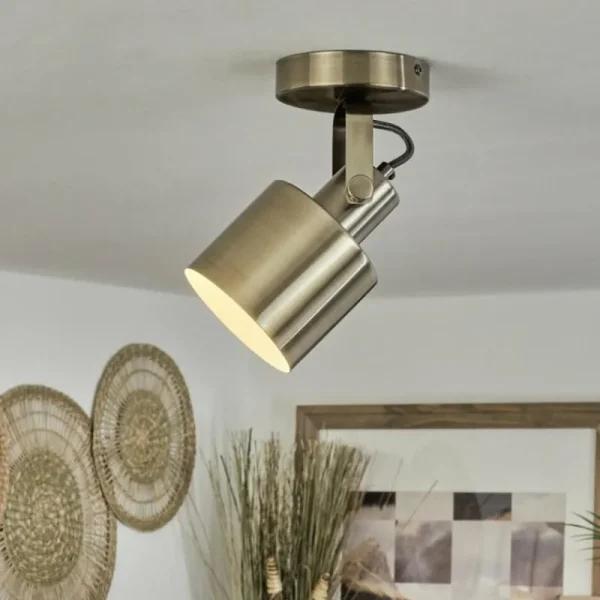 hofstein Plafonnier Neves Laiton, 1 lumière* Lampes Modernes